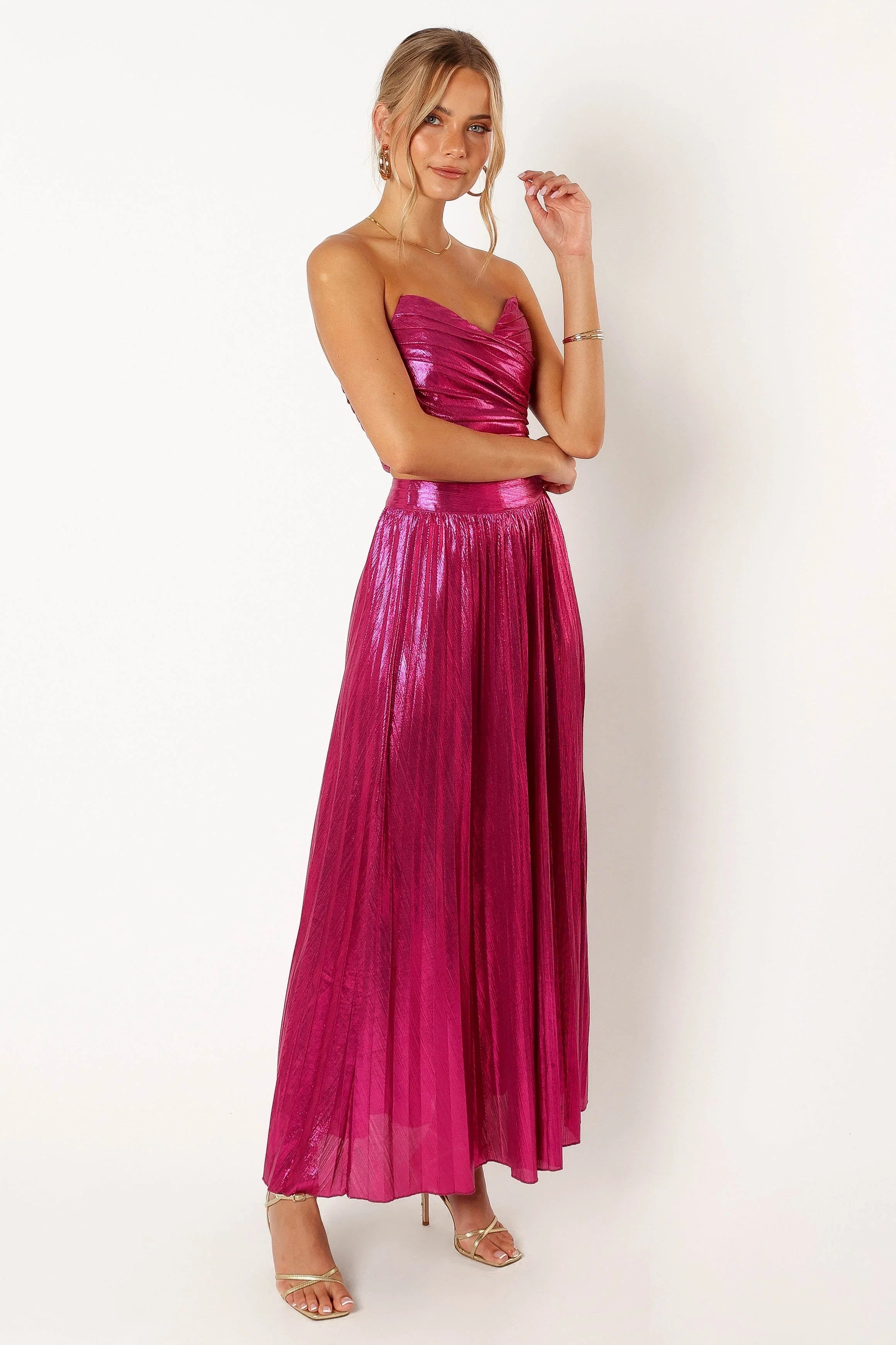 Hana Two Piece Set Fuchsia