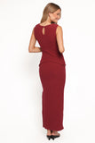 Beatrice Maxi Skirt Set Berry