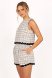 Elea Top Black White
