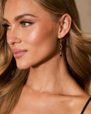 Arine Dainty Clover Drop Earrings