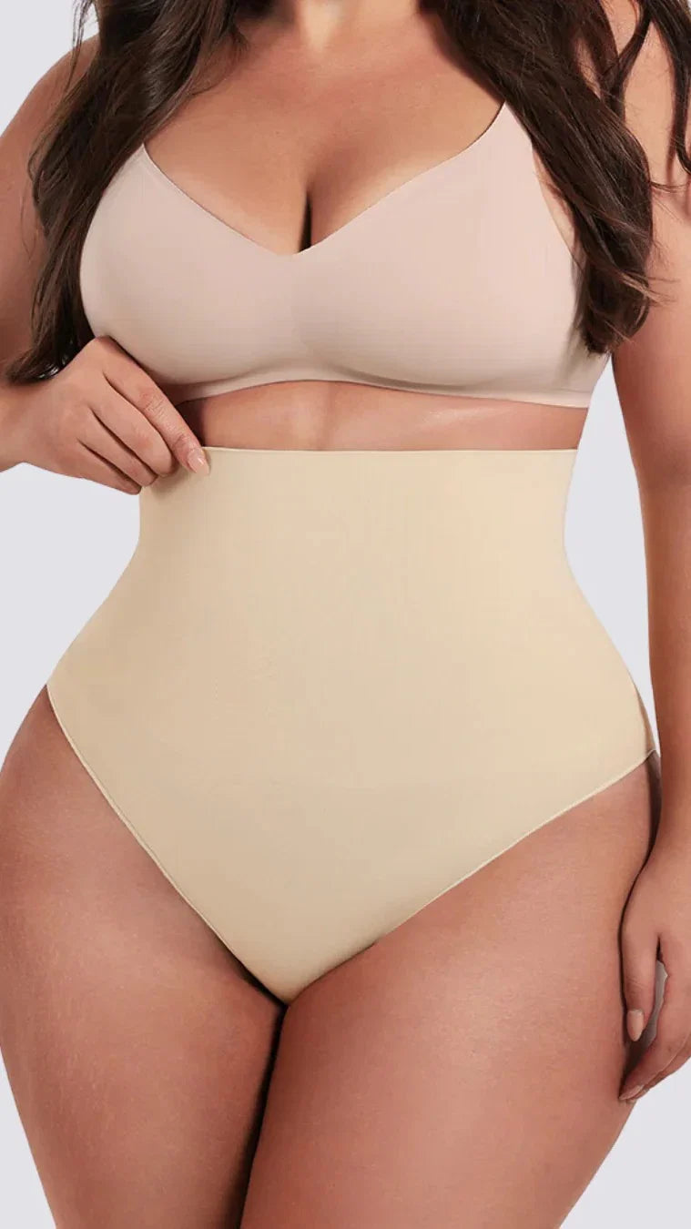 BZEZ Mid Fit Control Thong Bare