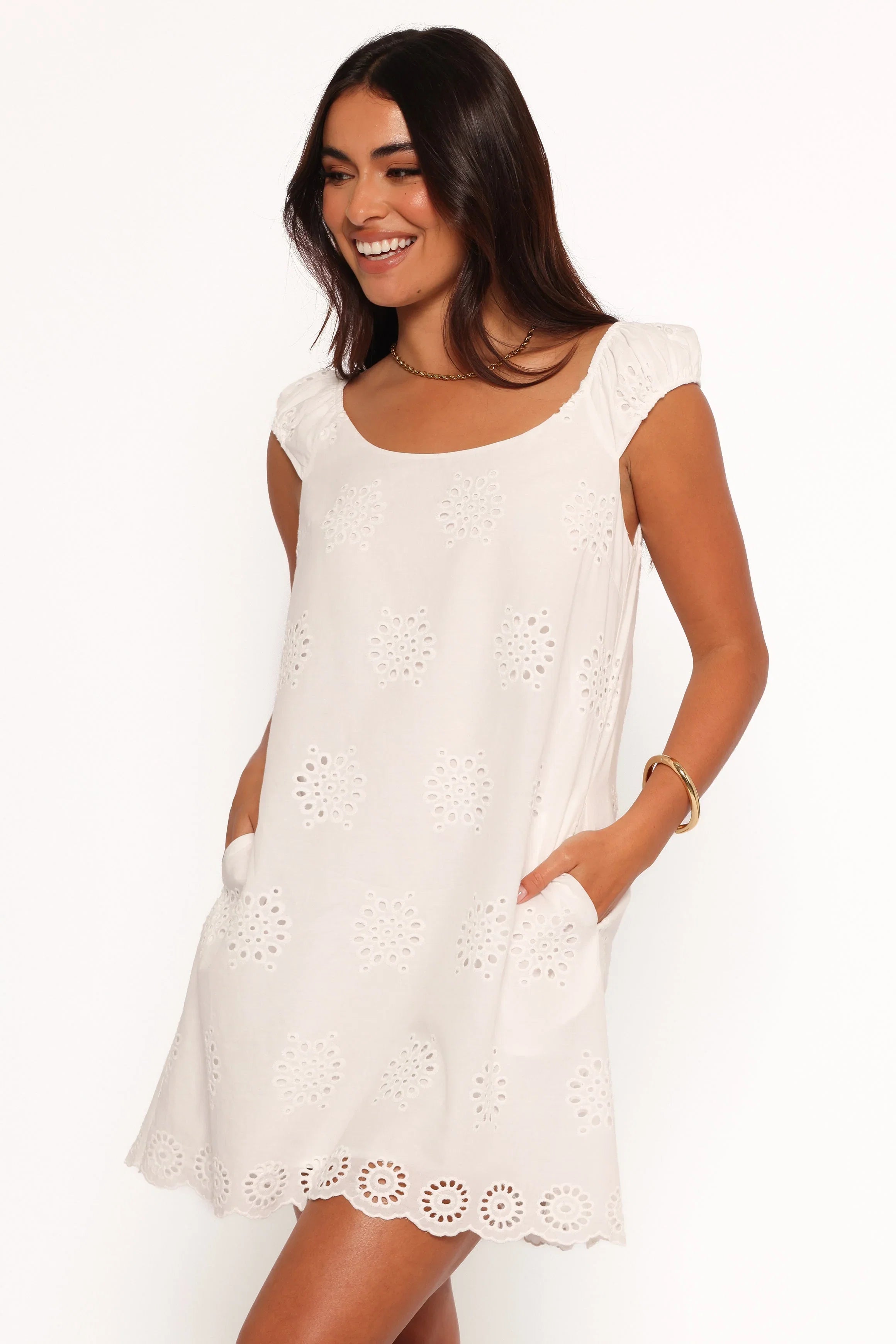 Pammy Mini Dress White