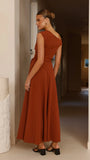 Gemma Maxi Dress Brown