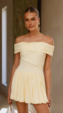 Manalla Mini Dress Lemon