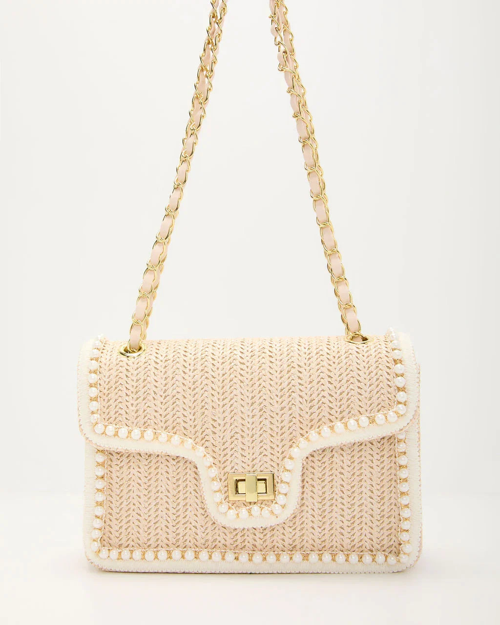 Jenie Straw Shoulder Bag