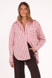 Adam Stripe Shirt Pink