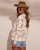 Dune Darling Western Novelty Sweatshirt