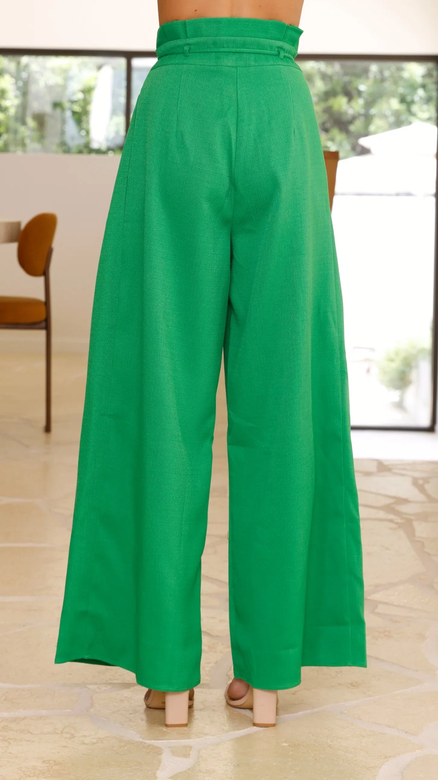 Melinda High Waist Pants Green