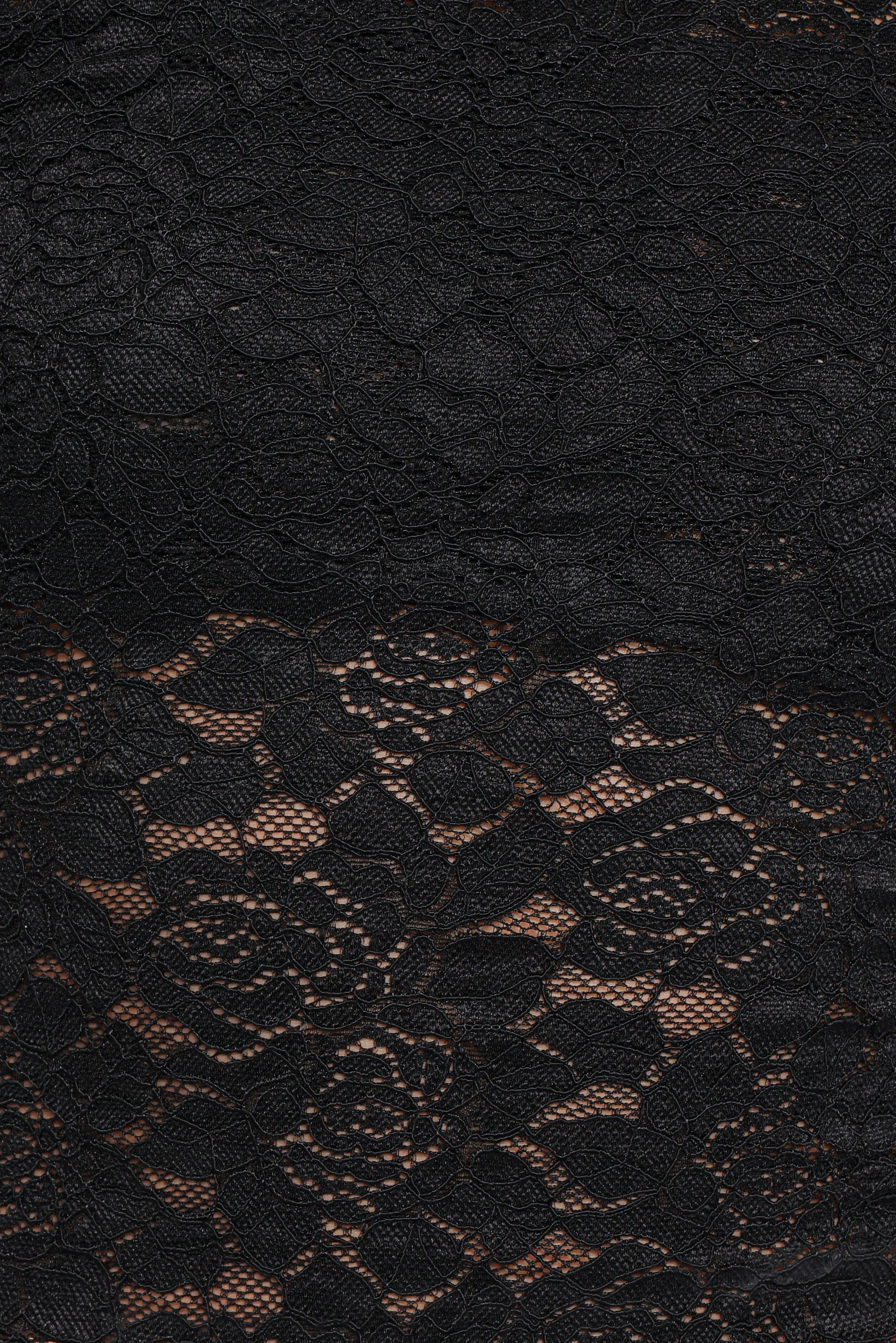 Iveta Lace Top Black