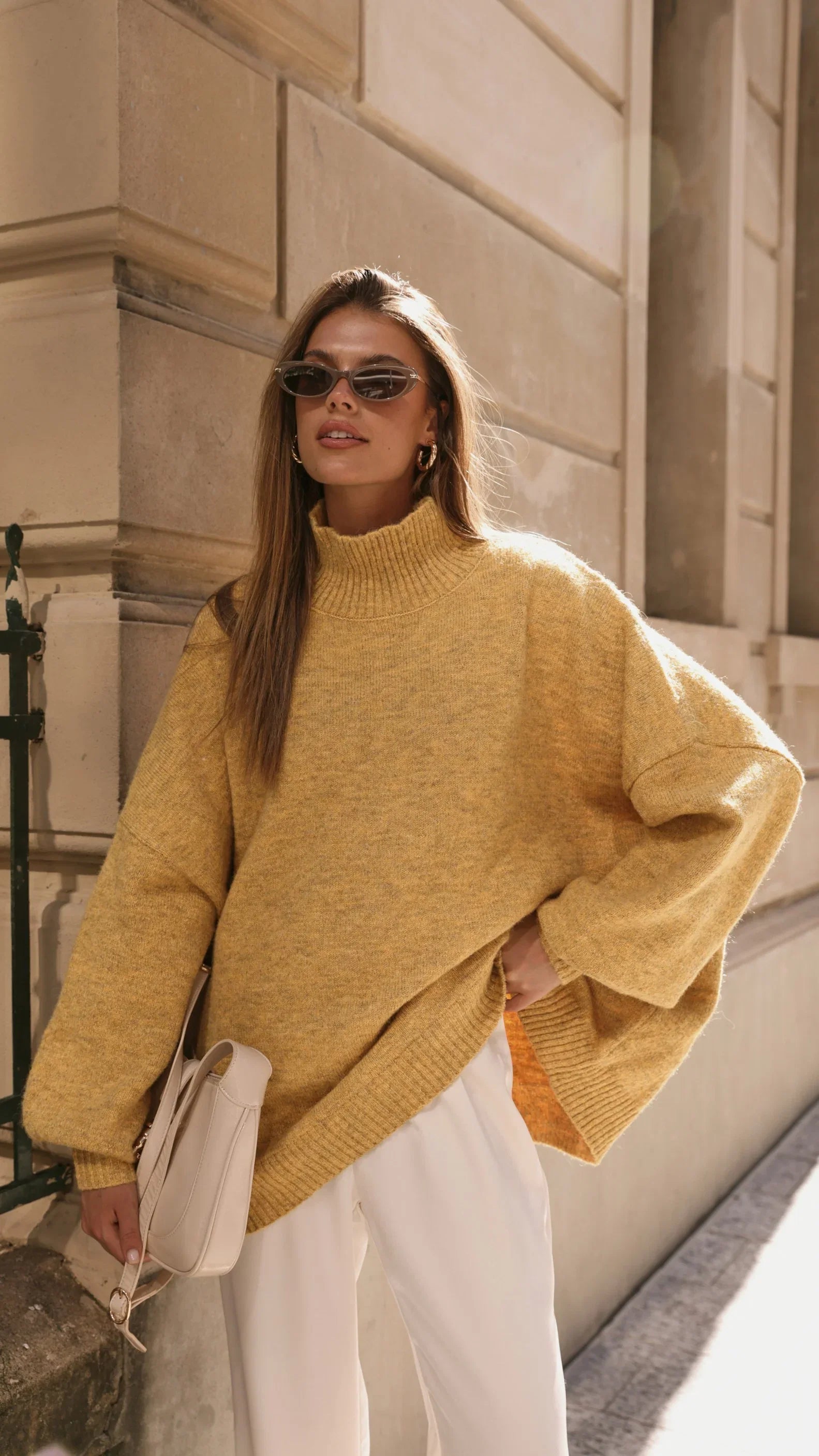 Harita Knitted Sweater Mustard