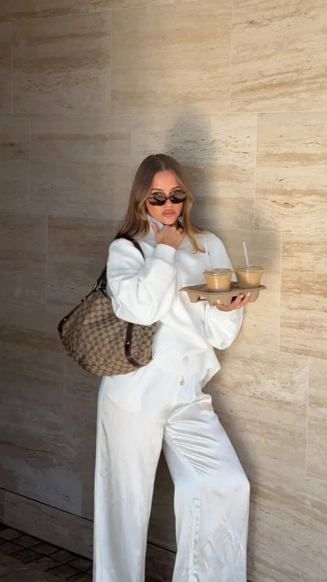 Jacques Knitted Jumper White