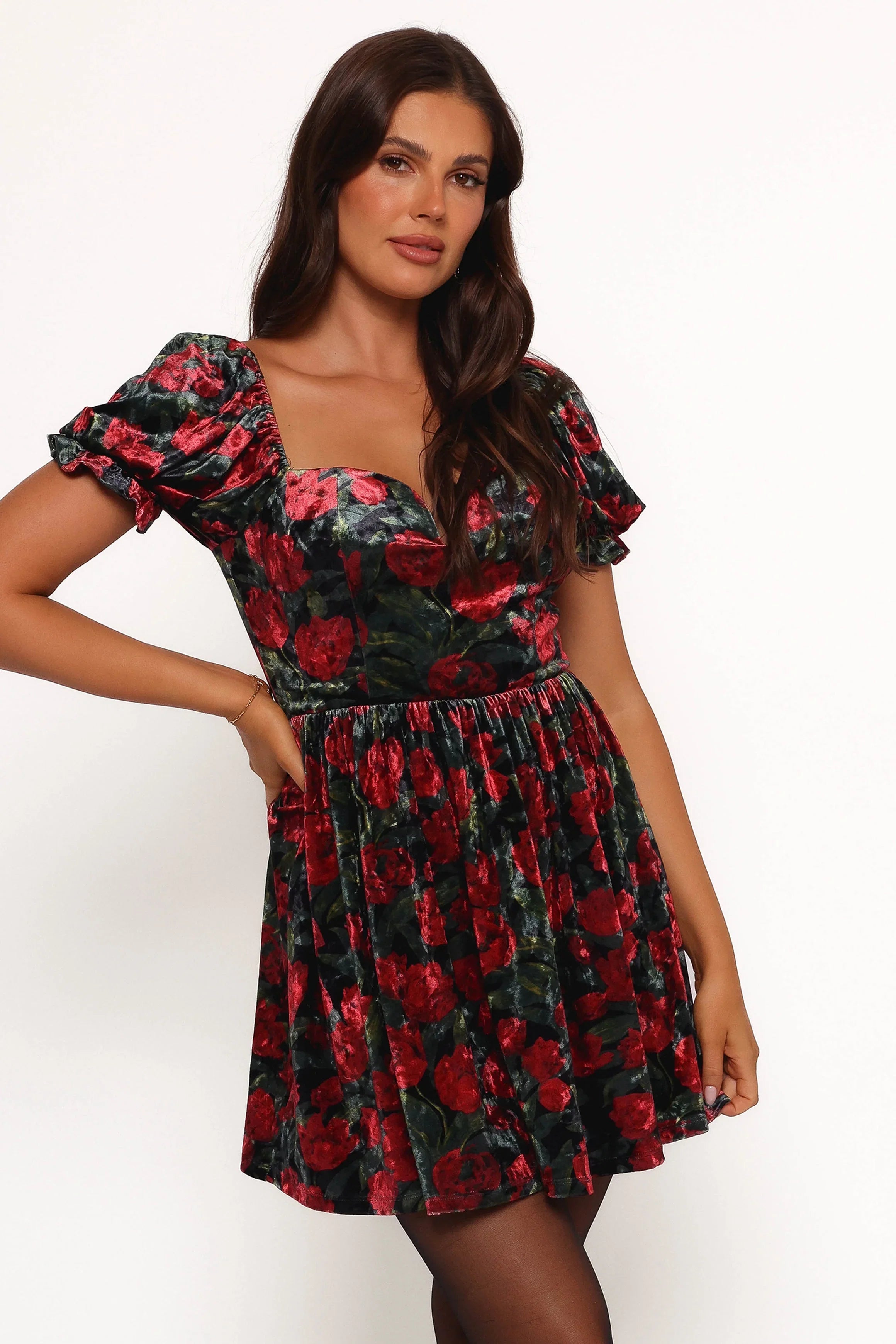 Anders Mini Dress Black Red