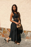 Carmella Midi Dress Black