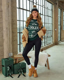 Jolly Glow Graphic Fair Isle Mock Neck Sweater