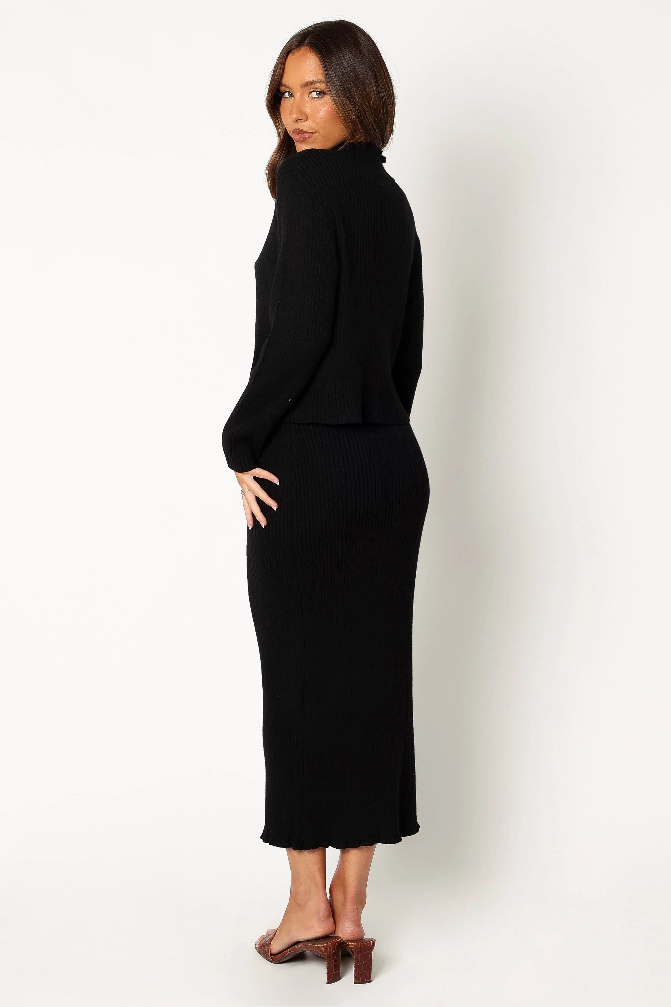Payton Knitted Set Black