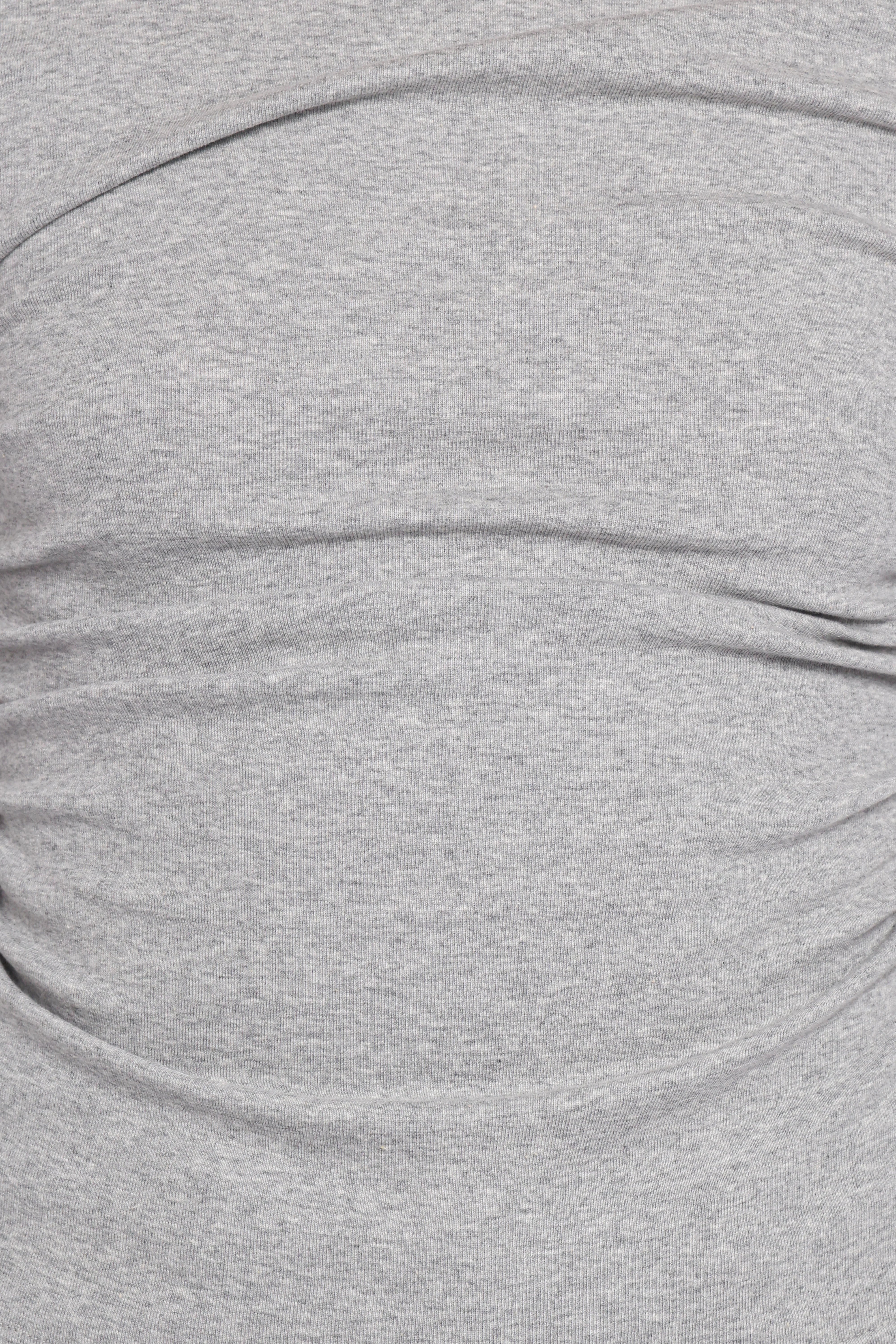 Nissa Long Sleeve Top Heather Grey