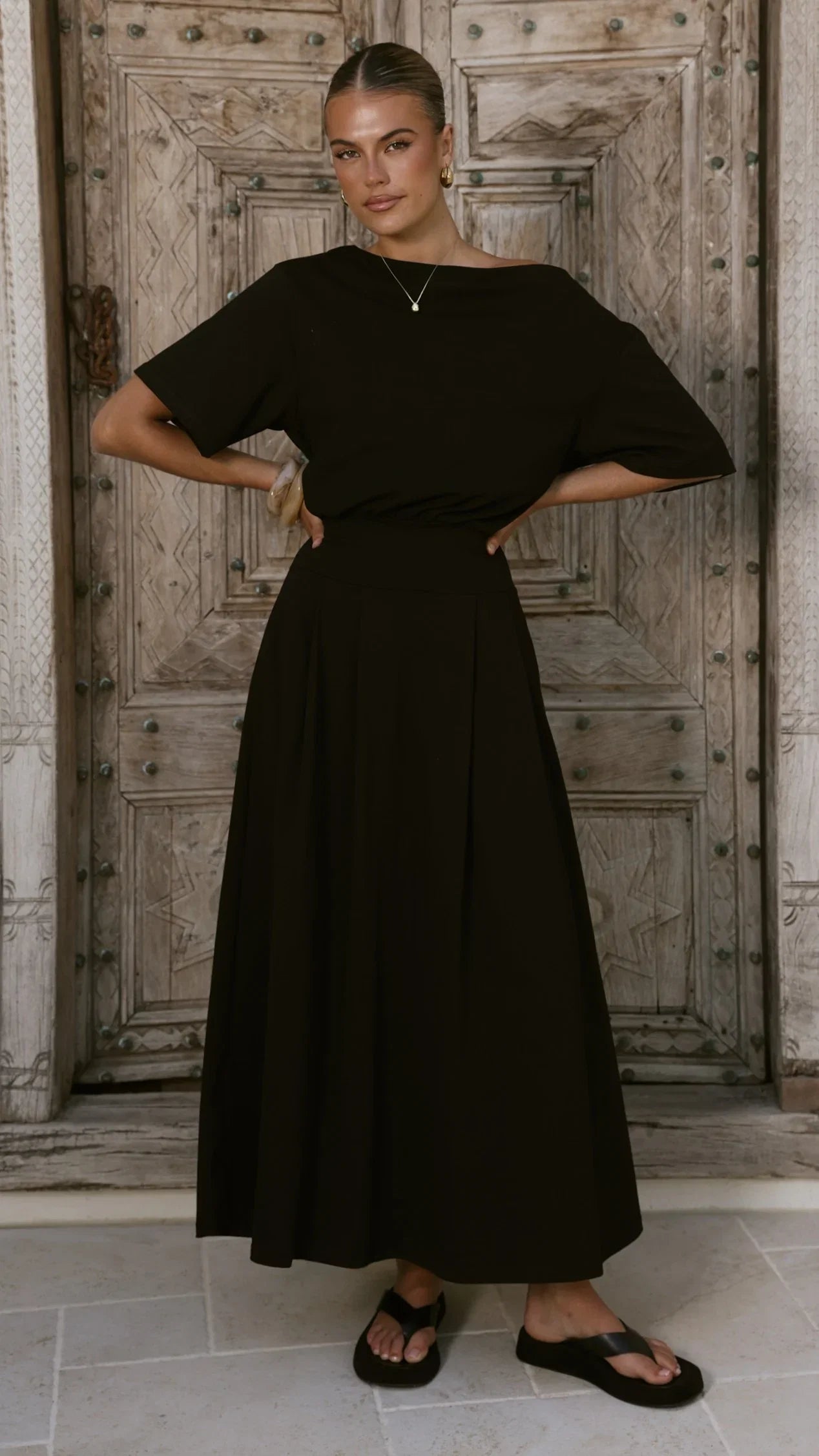 Aleski Maxi Dress Black