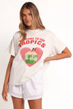 The Tropics Graphic Tee White