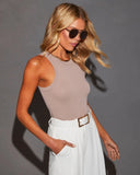Kourtney Sleeveless Knit Tank