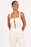 Juliette Top Cloud White