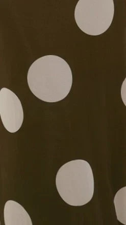 Blaine Maxi Dress Chocolate Beige Polka