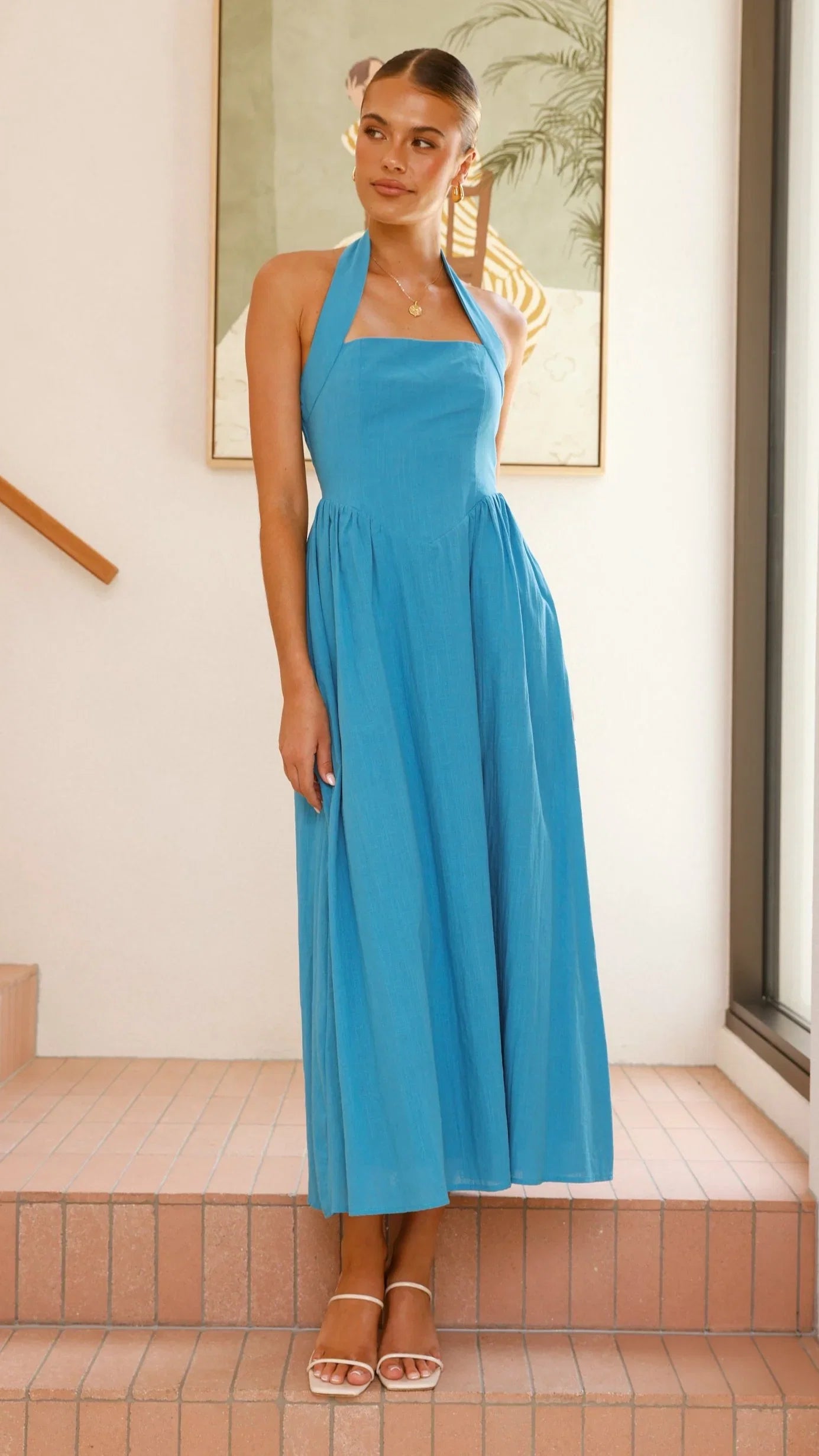Caden Maxi Dress Cobalt Blue