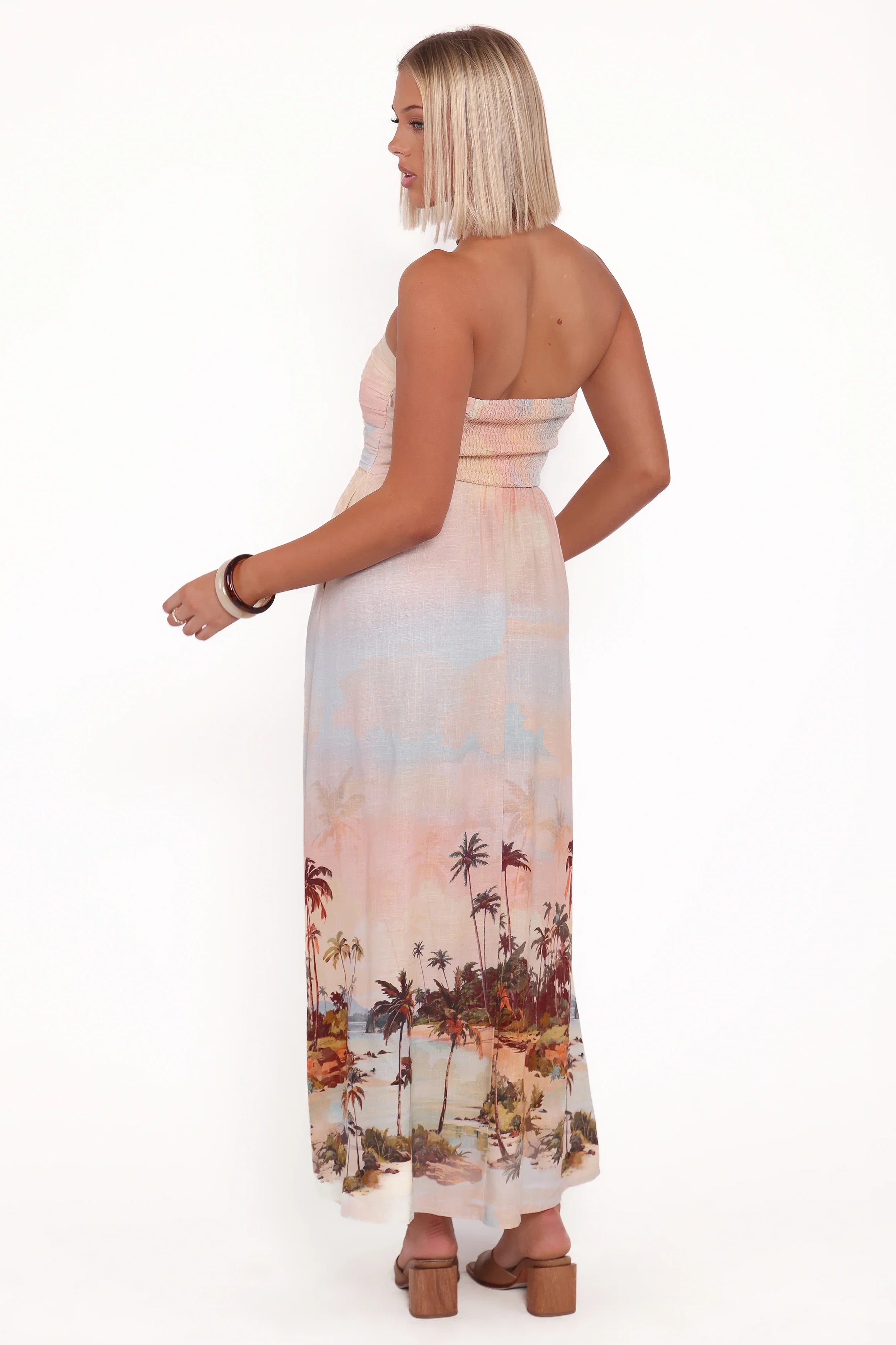 Marcia Midi Dress Sunset Print