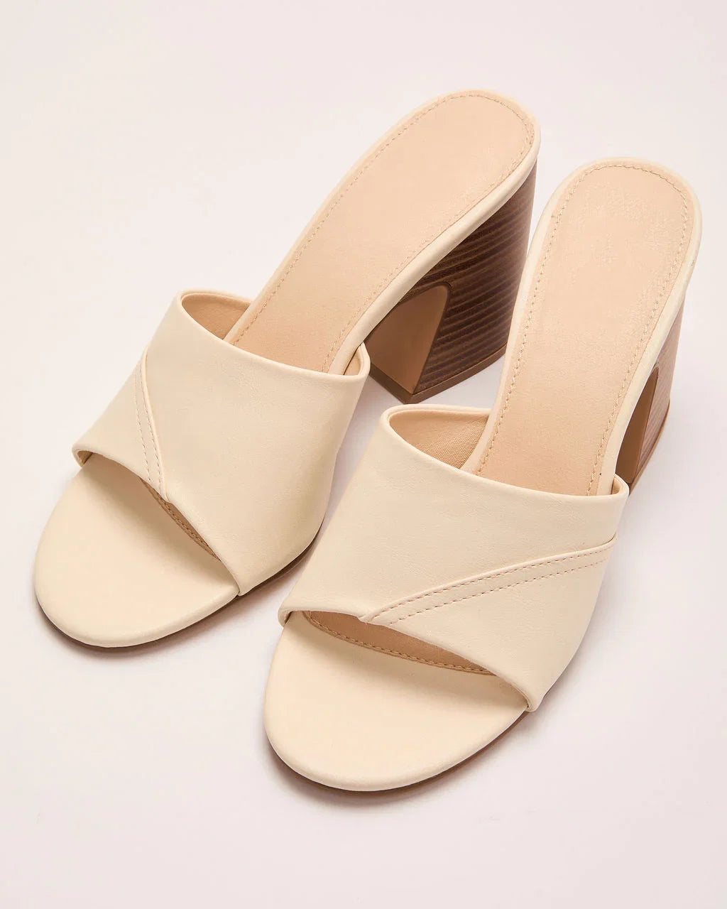 Ameliah Vegan Leather Heel Mules