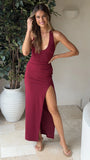 Jessica Maxi Dress Wine