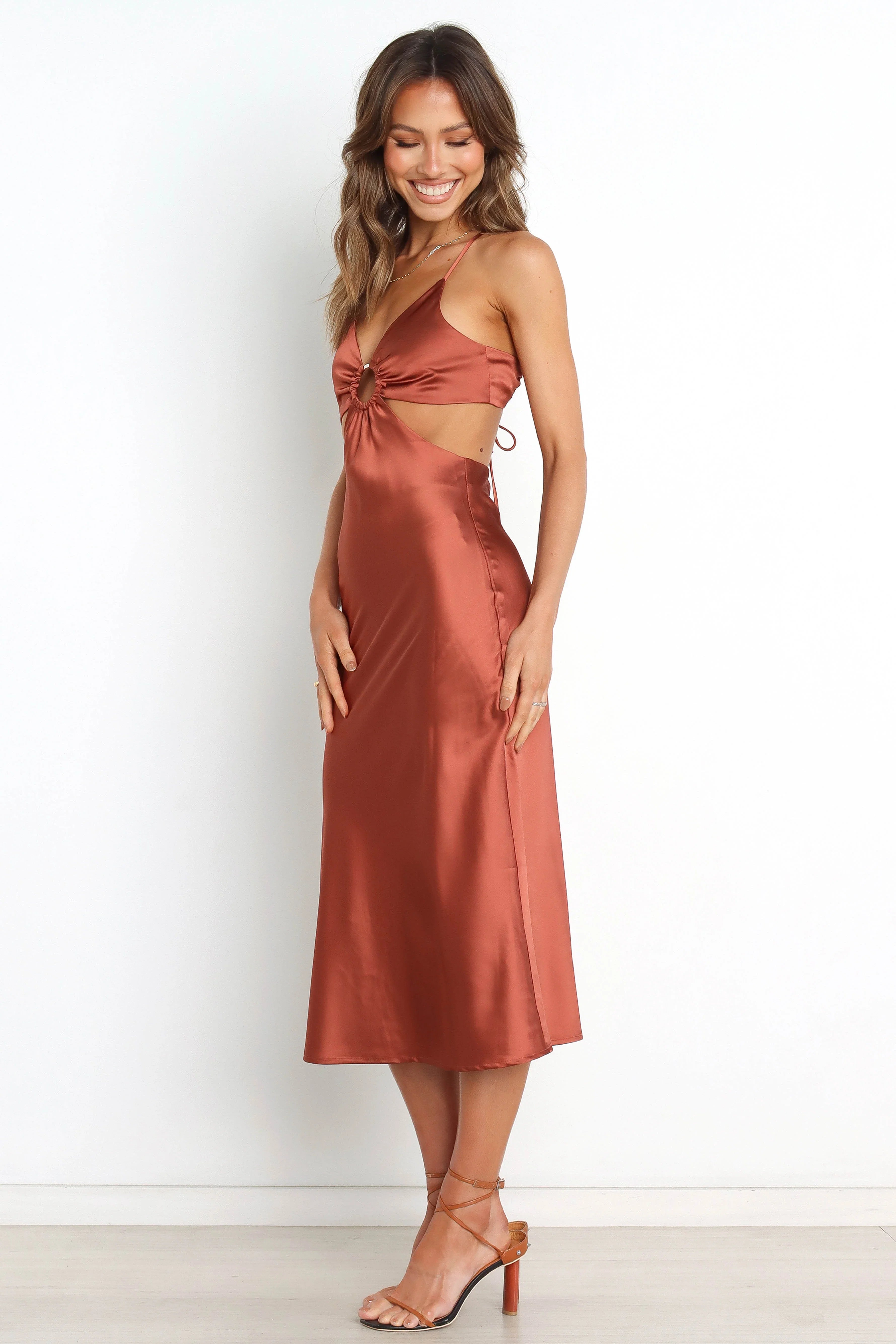 Nairo Dress Rust