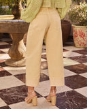 Levon Super Stretch Mid Rise Wide Leg Jeans