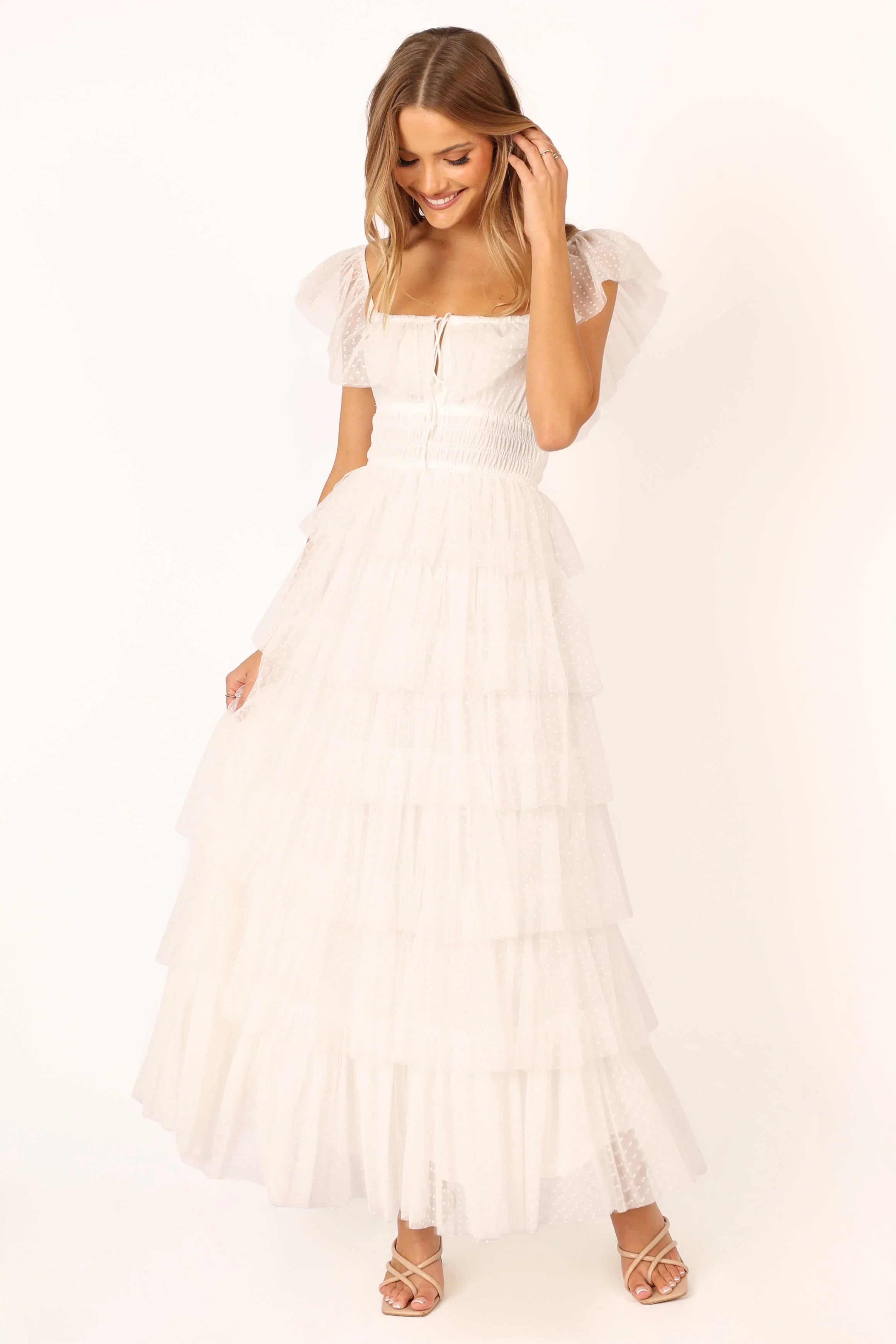 Belle Maxi Dress Off White