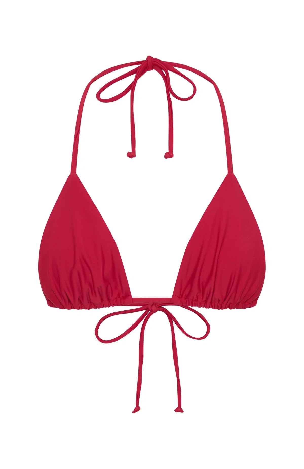 Golden Hour Bikini Top Cherry Red