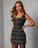 Effie Lane Tweed Mini Dress