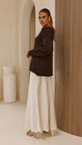 Delvine Knit Jumper Chocolate