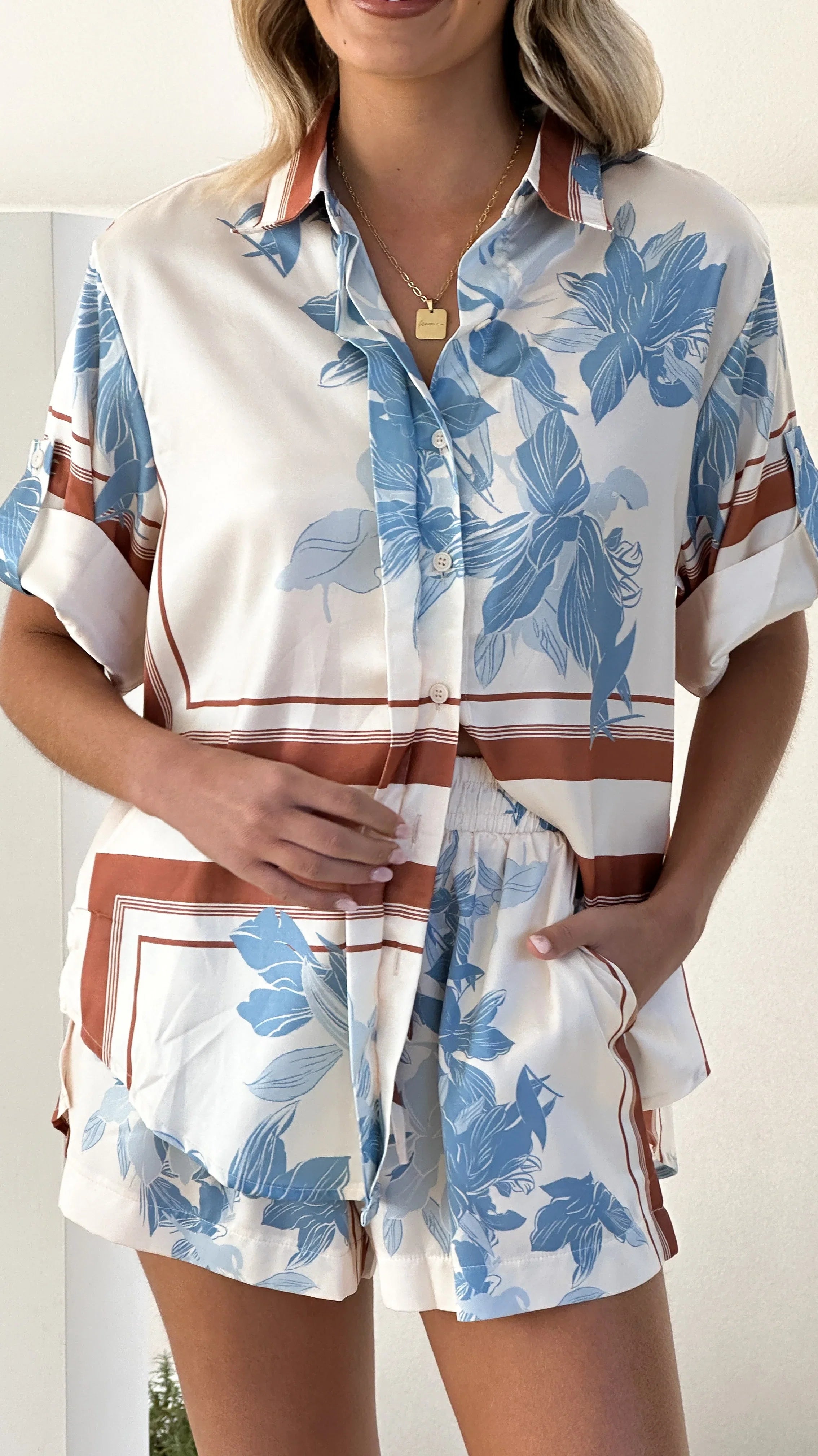 Sicily Shorts Amore Print