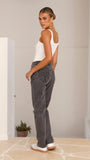 Rollas 90s Relaxed Jean Vintage Black Worn Black