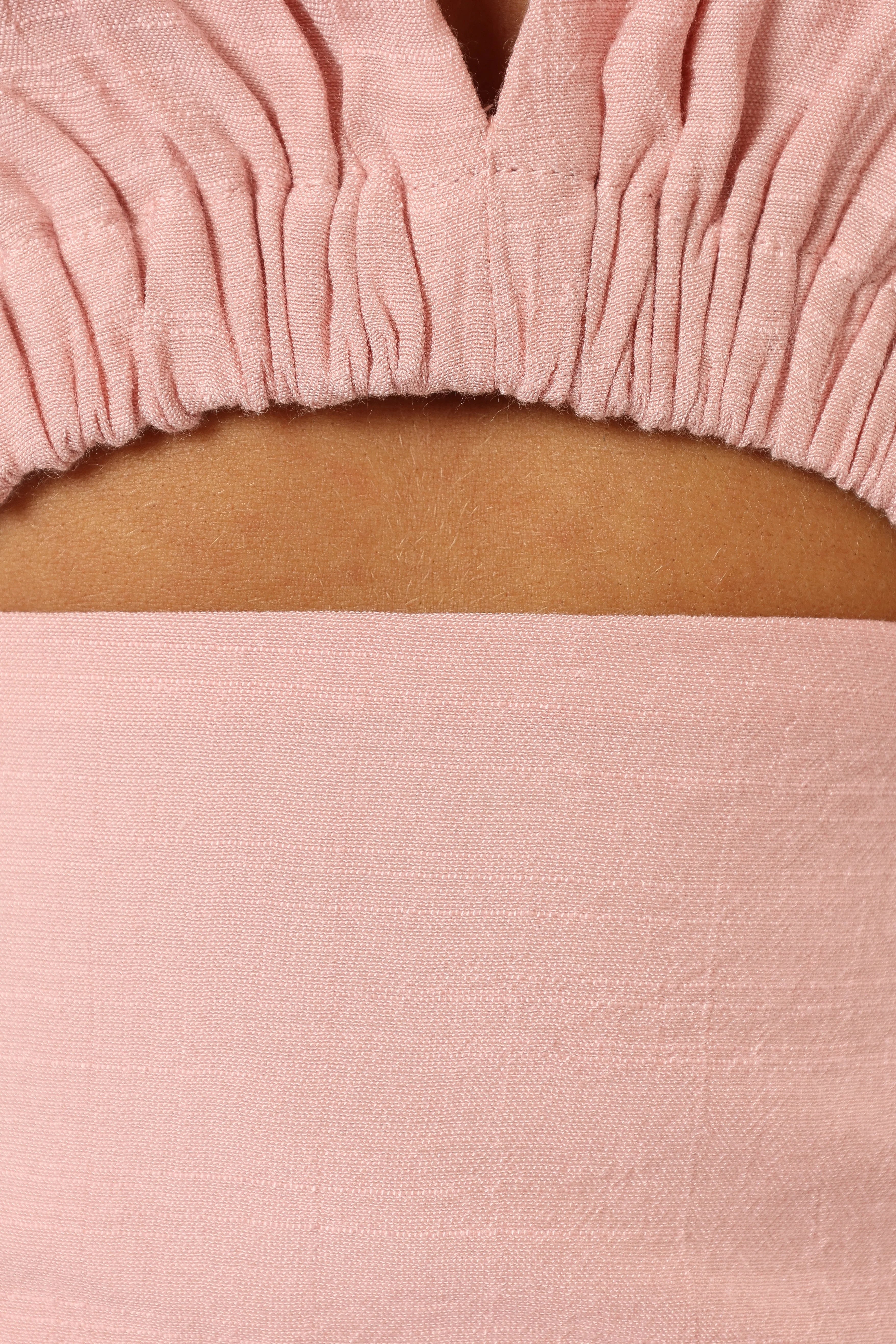 Nelly Halterneck Romper Light Pink
