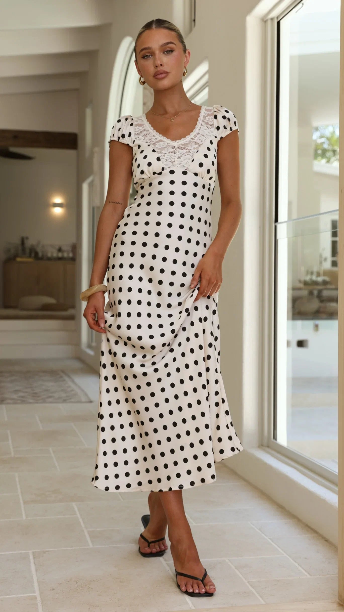 Esme Maxi Dress Polka Dot