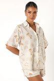 Tally Short Set White Beige