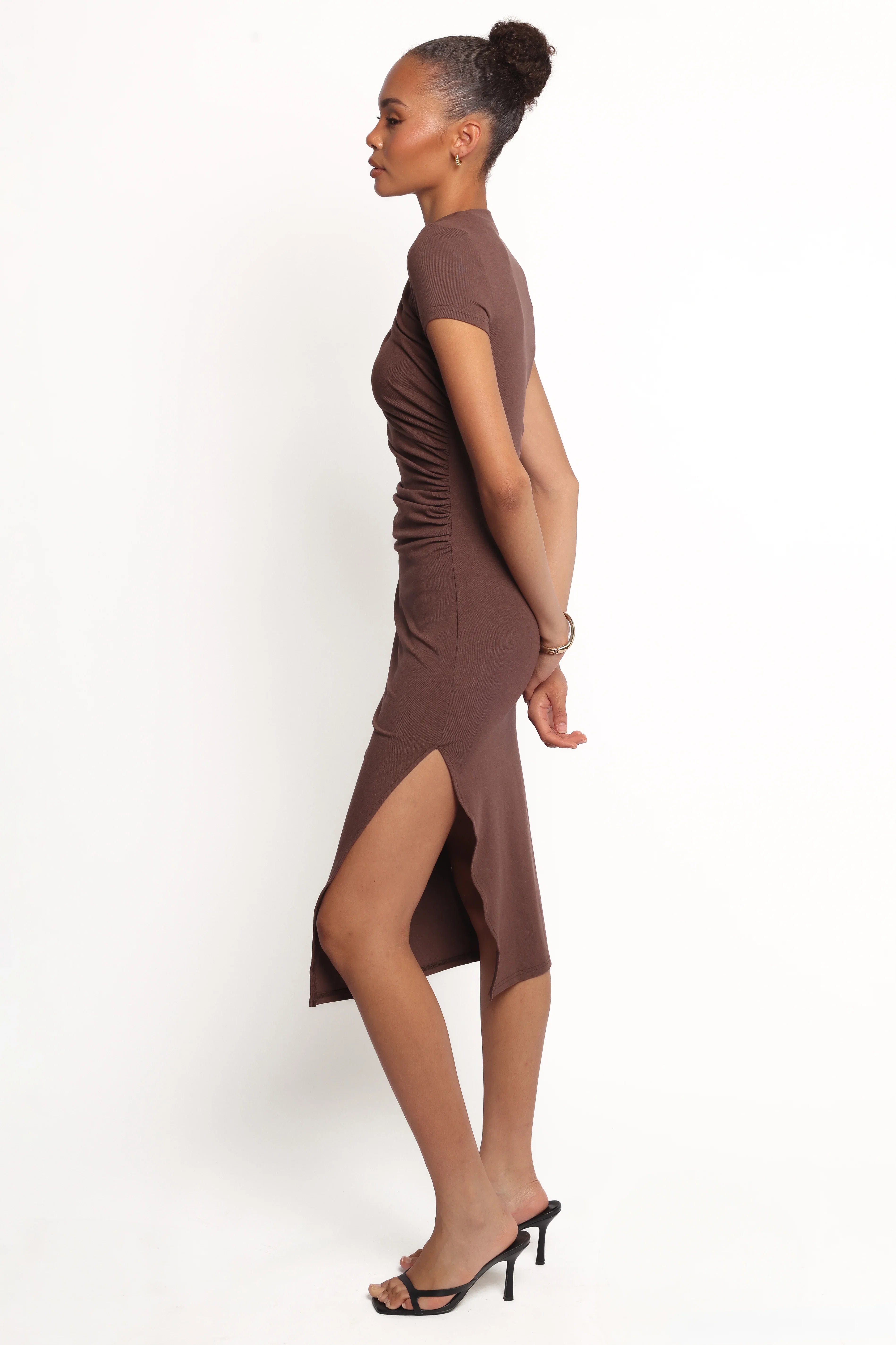 Lioren Midi Dress Brown