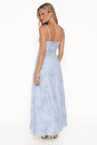 Houston Maxi Dress Blue Floral