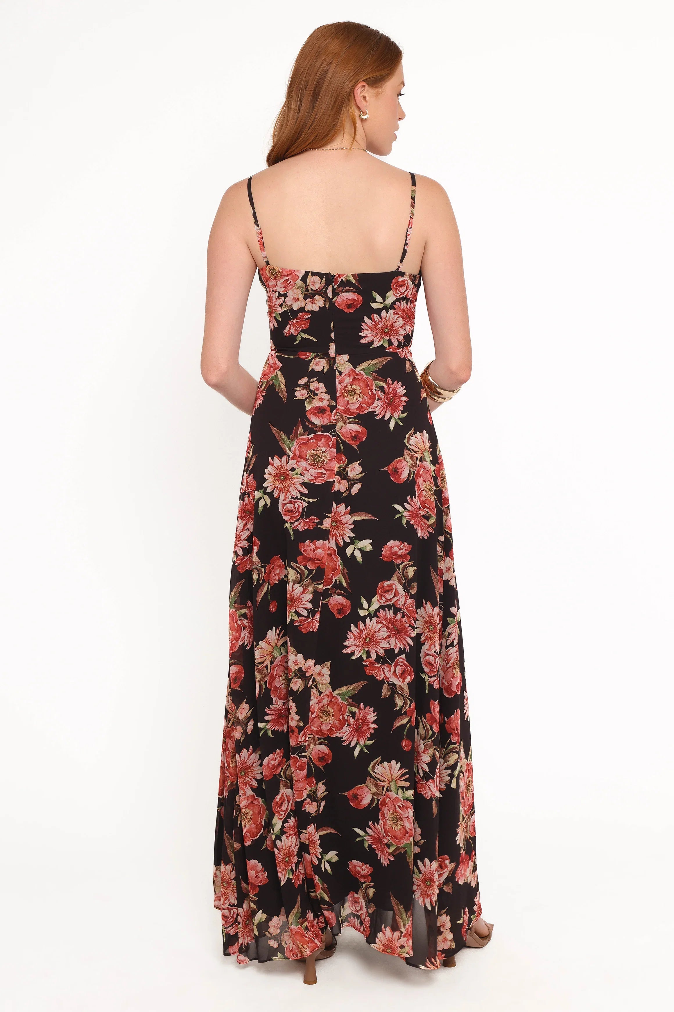 Naver Maxi Dress Black Floral