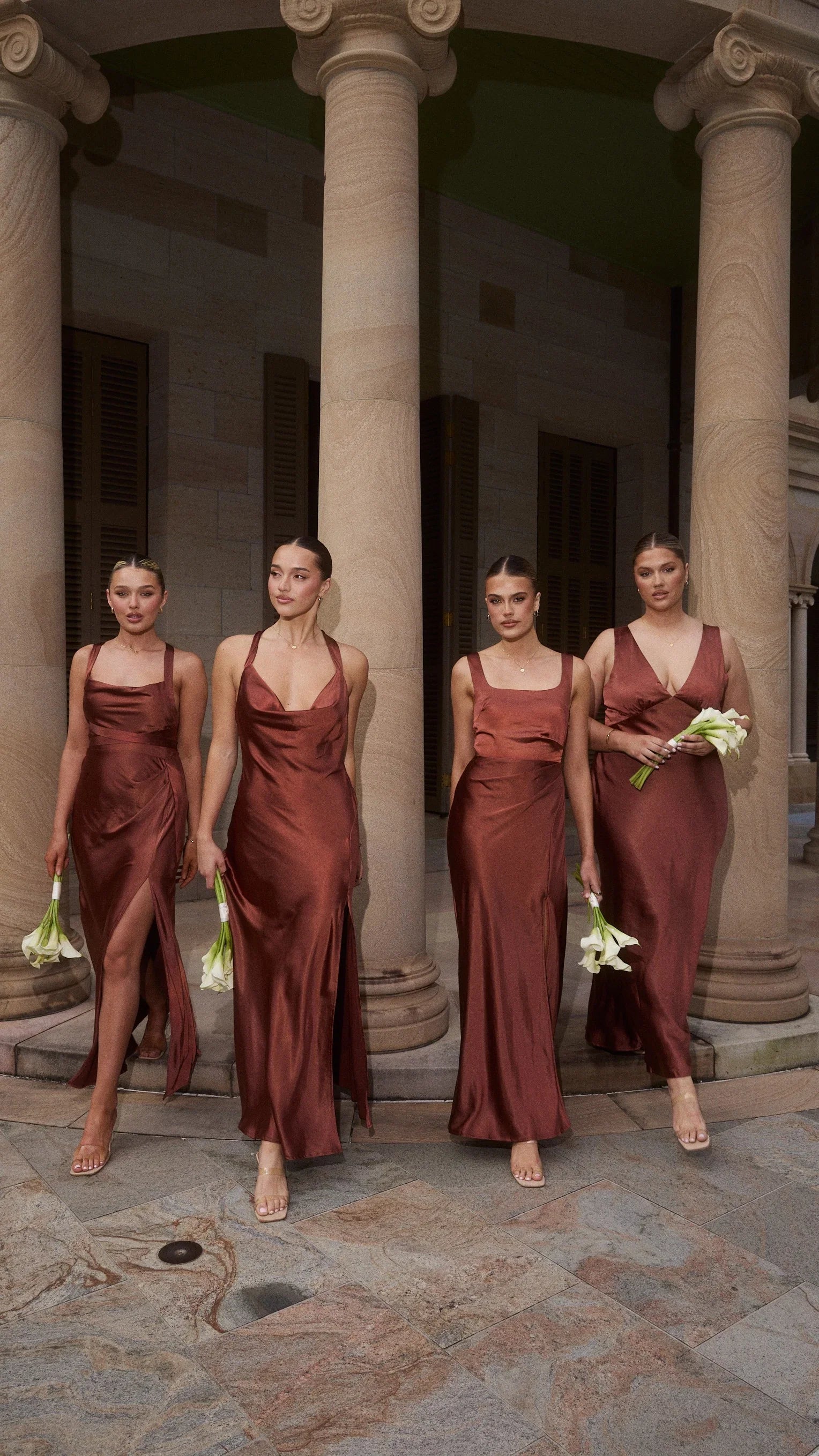 Sofia Maxi Dress Rust