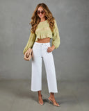 My Dearest Peasant Crop Top