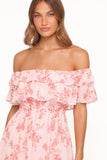 Majesty Maxi Dress Rose Pink Floral