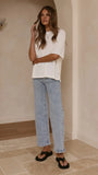Annalise Knit Top White