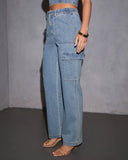 Mayde Wide Leg Cargo Jeans