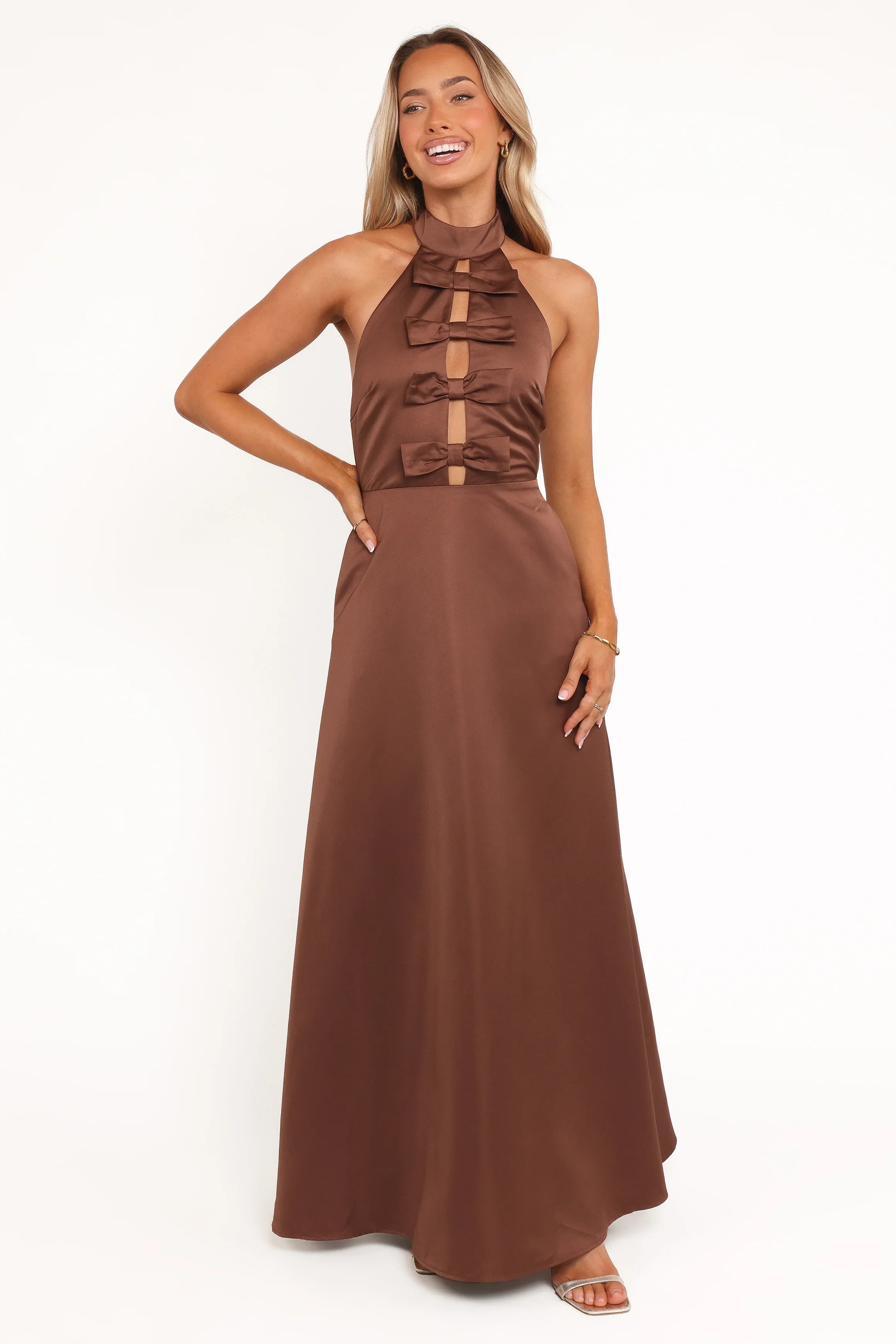Norva Maxi Dress Brown