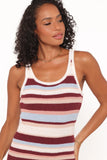 Barnes Midi Dress Multi Stripe